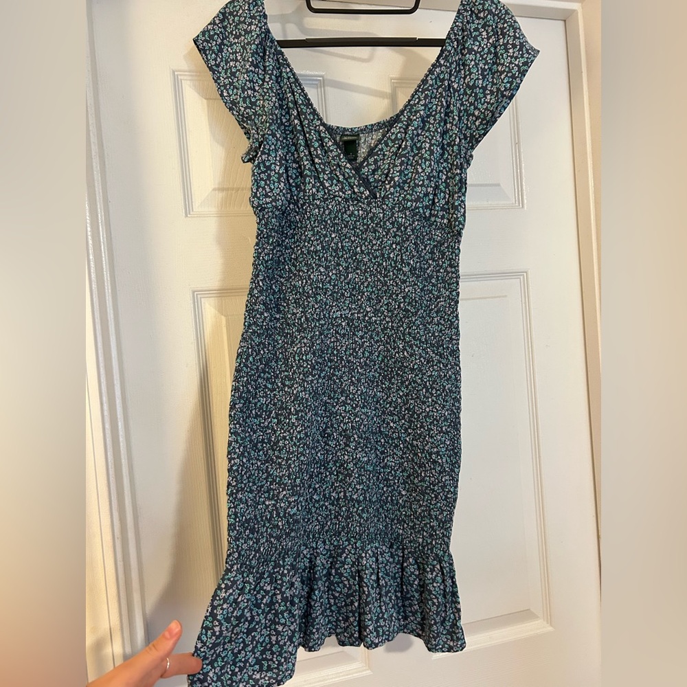 Floral Blue Dress